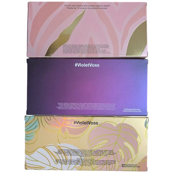Violet Voss Eye Shadow Palette Bundle Sunkissed Disco Drip & Pretty Paradise NEW - Picture 7 of 8